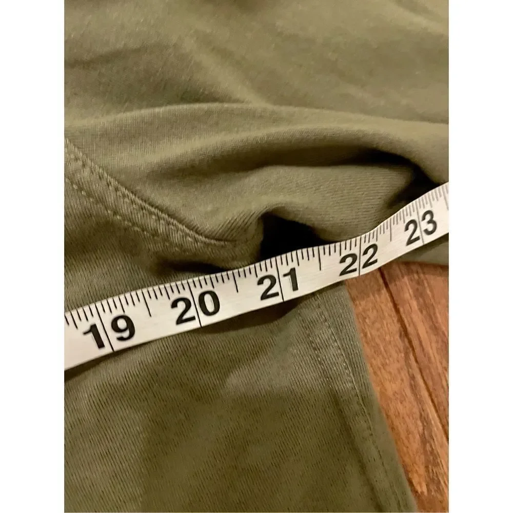 Banana Republic olive green utility button down large